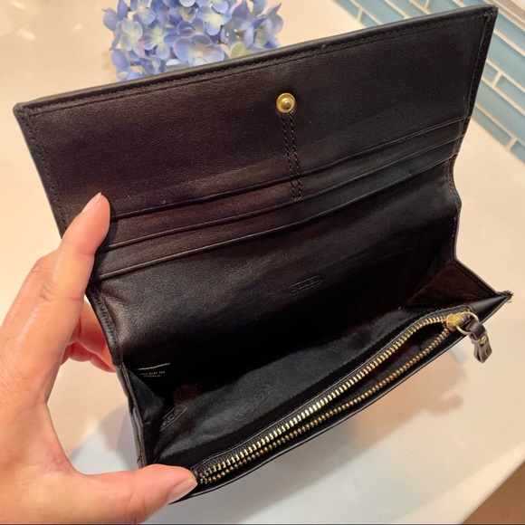 Coach Signature Monogram C Wallet - Picture 7 of 10